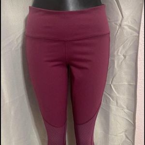 Victoria secret sports leggings burgundy large